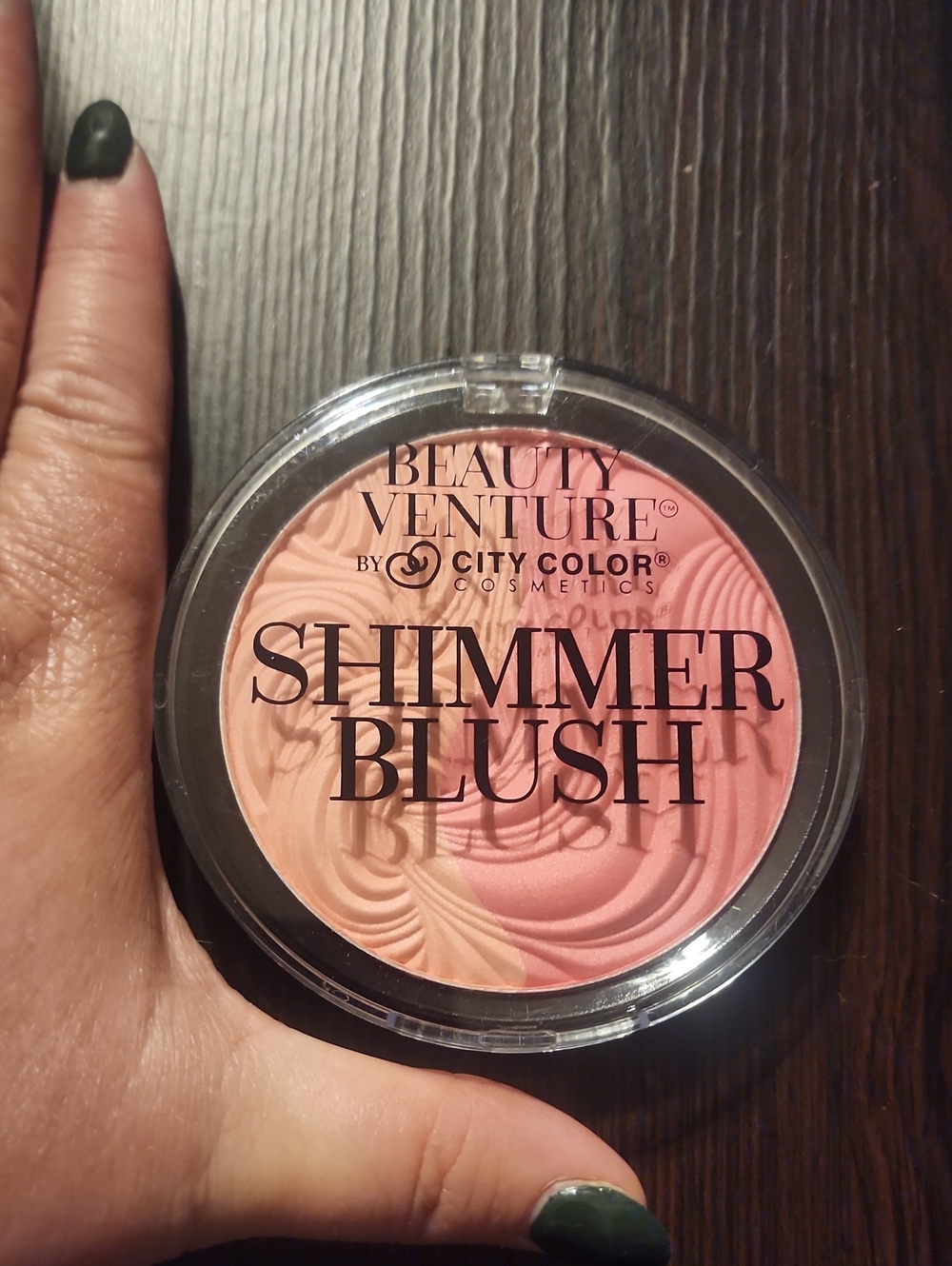 City Color Shimmer Blush - Peach & Pink Duo